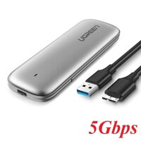 Ugreen 60530 5Gbps M.2 USB Enclosure Hard Drive Disk Box for M2 NGFF SSD B-Key CM238 10060530
