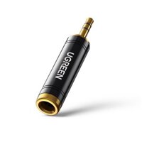 Ugreen 60711 3.5mm Male to 6.35mm 6.5mm Female Adapter 24k gold plate AV168