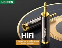 Ugreen 60711 AV168 3.5mm male to 6.5mm female audio adapter