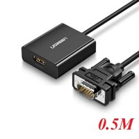 Ugreen 60814 vga to hdmi converter black CM269 10060814