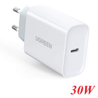 Ugreen 70161 30W PD3.0 màu trắng usb type c sạc nhanh CD127