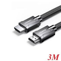 Ugreen 70325 3M 2.0 4K 60Hz 18Gbps màu đen Cáp HDMI chống nhiễu độ phân giải Cao HD136