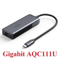 Ugreen 70604 Bộ chuyển đổi USB type C 3.1 sang 5G Lan Card màu ghi xám CM312