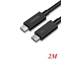 Ugreen 70952 2M 40Gbps Black USB type c to USB-C Cable 100W USB 3.1 Thunderbolt 3 Fast PD US341 10070952