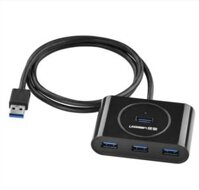 UGREEN 80657 - USB 3.0 4 Ports Hub Black 1M