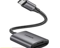 UGREEN 80888 - USB-C to SD/TF Memory Card Reader Alu Case