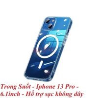 Ugreen 90132 Trong Suốt hổ trợ sạc không dây Ốp Lưng Iphone 13 Pro 6.1inch LP537
