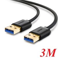 Ugreen 90576 3M USB A to A 3.0 Male to Male Cable Black 24K Gold Plate US128