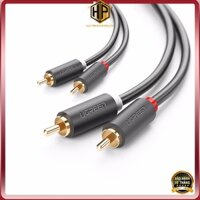Ugreen AV104 - Dây cáp AV 2 đầu RCA dài 1.5M đến 5M - Dây loa 2 ra 2 chính hãng