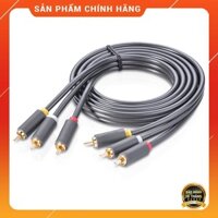 Ugreen AV105 - Cáp AV 3 đầu Hoa Sen mạ vàng ✔HÀNG CHÍNH HÃNG ✔