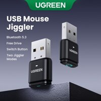 Ugreen Bluetooth 5.3 Chuột USB Jiggler Hai chế độ Jiggler Bộ chuyển đổi Bluetooth tương thích với hệ thống Windows 7 / 8.1 / 10 / 11 và Mac OS