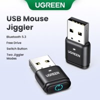 Ugreen Bluetooth 5.3 Chuột USB Jiggler Hai chế độ Jiggler Bộ chuyển đổi Bluetooth tương thích với hệ thống Windows 7 / 8.1 / 10 / 11 và Mac OS