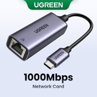 Ugreen Bộ Chuyển Đổi USB 3.1 1000Mbps USB C Sang RJ45 Cho PC Macbook Laptop Nintendo Switch Linux