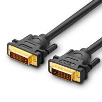 UGREEN DV101 DVI(24+1) To DVI(24+1) Male to Male Cable Video Cable Adapter for Projector TV Computer