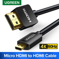 Ugreen Micro HDMI-Tương Thích 4K / 60Hz Hiệu Ứng 3D Micro HD Sang HD Cáp Nam Đến Nam Cho GoPro Sony Máy Chiếu Cáp HDMI