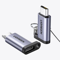 UGREEN US282 USB Type-C Adapter Micro USB to Type-C Male to Female Converters for Xiaomi for Samsung Charger