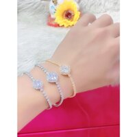 UHA - Lắc Tay Nữ Mạ Vàng 18k Vàng Trắng Sang Trọng UHA L470