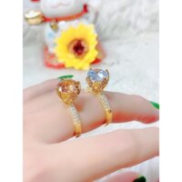 UHA - Nhẫn nữ mạ vàng 18k đính đá CZ N701VCK-106 ( giá tốt nhất )