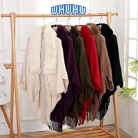 Uhhuu Đan Khăn Cho Nữ Cardigan Mũi Đầm Dạ Hội Sang Trọng Quấn