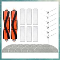 [Uhktyltui.vn] Dành cho Viomi Alpha 3 VXVC25 / MJTP / Redroad G10 Robot hút bụi Bàn chải bên chính Bộ lọc HEPA Thay thế cây lau nhà