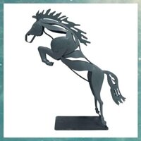 [Uhktyltui.vn] Đồ trang trí điêu khắc ngựa Handmade Tượng đứng ngựa giống như thật Trang trí bàn làm việc Dễ sử dụng
