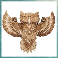 [Uhktyltui.vn] Gỗ Cú Gỗ Móc Treo Tường Động Vật Trang Trí Nhà Cửa Cú Trang Trí Mộc Mạc