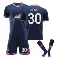 [Uhome] Mùa giải 21-22 PSG Sân nhà / Sân khách #7 Mbappe 10 # NEYMAR JR #30 Bộ áo bóng đá dành cho trẻ em và người lớn Messi Bộ đồ bóng đá Paris kèm tất