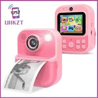 UIIKZT SHOP HD 1080P Máy ảnh kỹ thuật số cho trẻ tập đi In tức thì Với giấy in ảnh Máy ảnh trẻ em Di động Xây dựng nhẹ Máy ảnh in nhiệt Dành cho bé trai và bé gái