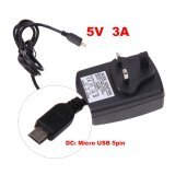 UK AC to DC 5V 3A Micro USB Power Supply Adapter for Windows Android Tablet - intl