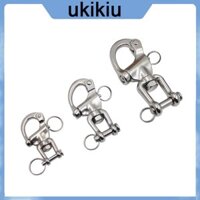Uki 316 Thép không gỉ Marine cấp cố định Bail Snap còng cho vòng tay Thuyền buồm