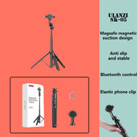 Ulanzi SK-05 Điện Thoại Selfie Stick Magsafe Hút Từ Tính Chân Máy Di Động Điều Khiển Bluetooth Đa Năng Kẹp Điện Thoại Phát Trực Tiếp Chụp Ảnh Vlog Giá Đỡ
