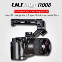 Ulanzi UURig R008 Máy ảnh đa năng Tay cầm trên cùng có giá đỡ giày lạnh Kẹp thanh 15mm Khóa vít 3 / 8 Inch Áp dụng