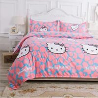 ULEEK Christmas Sanrio hello kitty Cartoon Cute Pillowcase Quilt Cover Student Dormitory Quilt Cover Girl Child Pillow case bedding bag