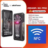 Ulefone Armor 30 Pro 5G | 32(16+16), 512GB, 12800mAh, 6.9" 120Hz, Night Camera 64MP, Android 14, NFC.