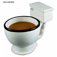 Ulovebsby toilet cốc sứ 300ml cà phê trà sữa cốc kem cốc nước quà tặng giáng sinh vn