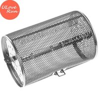 Uloverun Lò Nướng Inox Rotisserie Cho Nhà Bếp Giỏ Chiên Cà Phê Đậu Nướng Lồng Trống Giá Nồi Chiên Không Khí Phụ Kiện Đa Năng vn