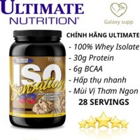 Ultimate Nutrition Whey Protein - Sữa Tăng Cơ ISO Sensation 93 2LBS