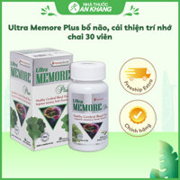Ultra Memore Plus bổ não, cải thiện trí nhớ chai 30 viên