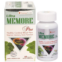 Ultra Memore Plus, hỗ trợ tăng cường hoạt động tuần hoàn não, cải thiện lưu thông khí huyết