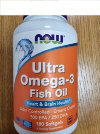 Ultra Omega 3 Fish Oil 180 Viên