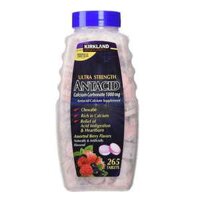 Ultra Strength Antacid Kirkland 256 viên – Viên nhai tốt tiêu hóa