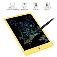 Ultra-thin 10 inch LCD Writing Tablet Electronic Graphic Board Pad Blue - Yellow