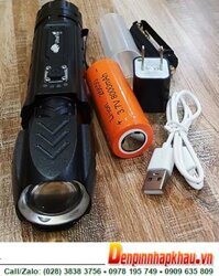 Ultrafire T7 (bóng XM-P70), Đèn pin siêu sáng Ultrafire T7 (bóng XM-P70) bóng CREELED 1000 lumens chiếu xa 500m