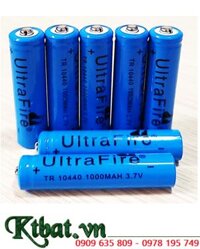 Ultrafire TR10440, Pin sạc AAA 10440 Lithium 3.7v Ultrafire TR10440 (AAA dòng 1000mAh 3.7v) |HẾT HÀNG