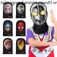 Ultraman Người Nhện Trẻ Em Mặt nạ Đồ Chơi Elsa Anna Quà Tặng Sinh Nhật Gạc Mũ cosplay Cậu Bé