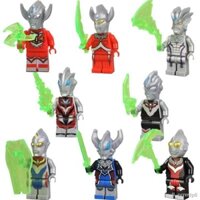 Ultraman tương thích với các khối xây dựng Lego Phiên bản mini dành cho trẻ em Cyro Godzilla lắp ráp các khối xây dựng U