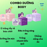 Ume body Ngọc Trinh, kem body dưỡng da 3 bước ủ trắng tbc dưỡng ẩm lotion kem trắng da UME VN OFFICIAL