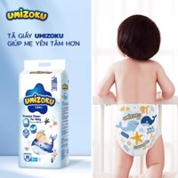 UMIZOKU Tã giấy em bé siêu mỏng thoáng khí S-4XL unisex