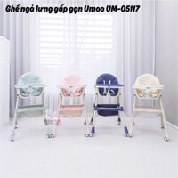 Umoo - ghế ăn dặm ngả lưng cao cấp có bánh UM-50117