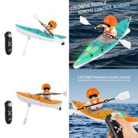 Un * Tàu Cao Tốc Mô Hình Thực Tế Kayak Đồ Chơi Điều Khiển Từ Xa Thuyền Đồ Chơi Du Thuyền LED FastBoat Cho Bể Bơi Trẻ Em Đảng Ủng Hộ